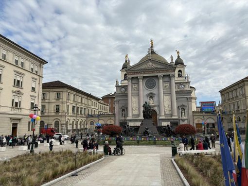 La nuova piazza Maria Ausiliatrice
