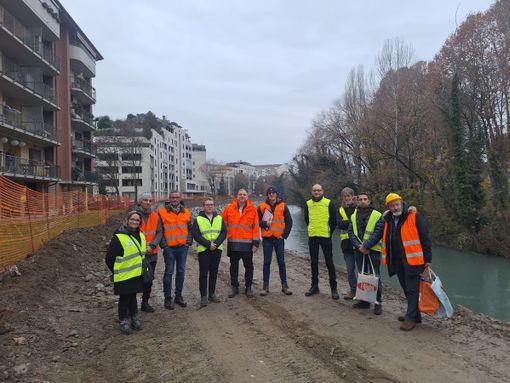 Dora, agli sgoccioli i lavori di difesa antierosiva della sponda destra Dora, agli sgoccioli i lavori di difesa antierosiva della sponda destra