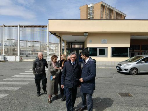 La visita di alcuni esponenti del Pd al carcere di Torino La visita di alcuni esponenti del Pd al carcere di Torino