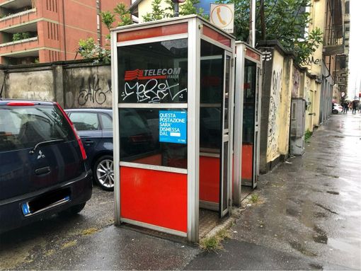 Le cabine di via Nizza