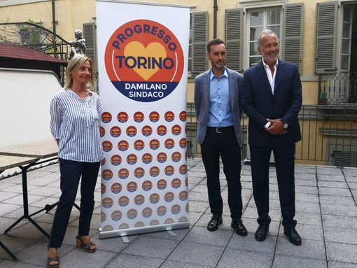 Il candidato sindaco Paolo Damilano