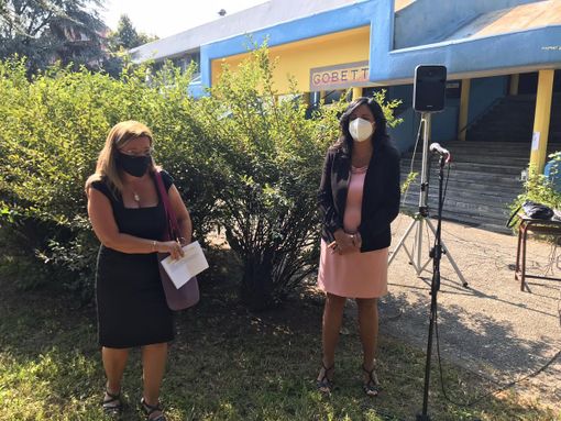 L'assessore Di Martino in una scuola