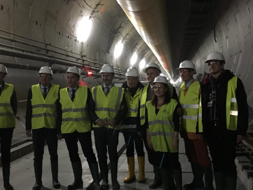 Confindustria Piemonte in visita al cantiere della Tav: "E' un'opera fondamentale". Il ministro Toninelli replica: "I soldi pubblici vanno usati con cura" Confindustria Piemonte in visita al cantiere della Tav: "E' un'opera fondamentale". Il ministro Toninelli replica: "I soldi pubblici vanno usati con cura"