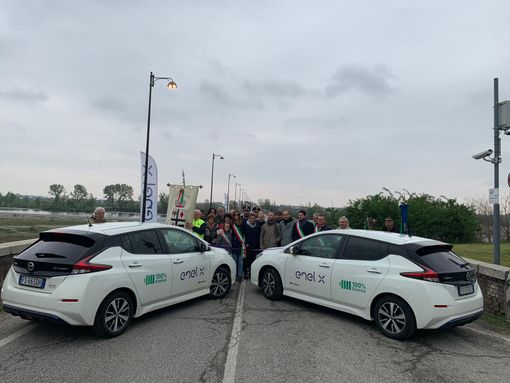 L'energia di Enel per illuminare il ponte di Verrua Savoia L'energia di Enel per illuminare il ponte di Verrua Savoia