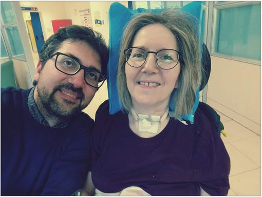 Marisa Amato, 65 anni, con il figlio Danilo