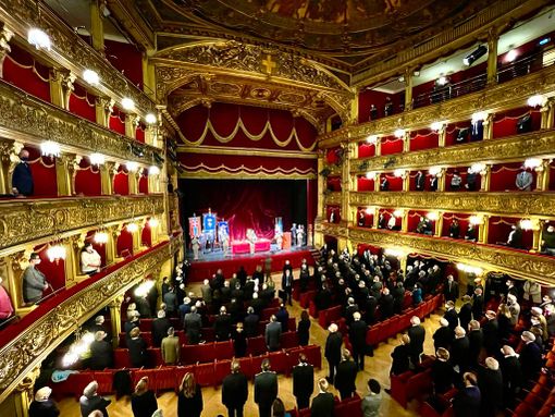 Interno del teatro Carignano