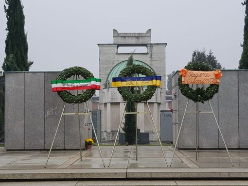 l'omaggio ai partigiani