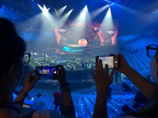 Eurovision: dai camerini al palco, uno sguardo dentro il Pala Isozaki Eurovision: dai camerini al palco, uno sguardo dentro il Pala Isozaki