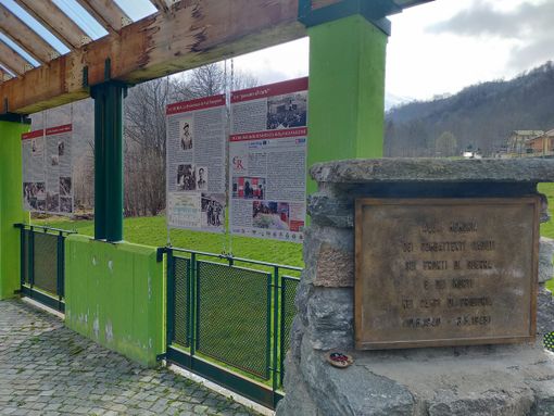 A Forno di Coazze i nuovi pannelli sulla Resistenza in Val Sangone