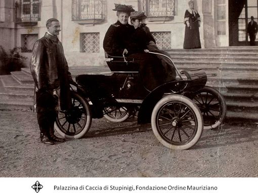 foto d'epoca reali palazzina stupinigi