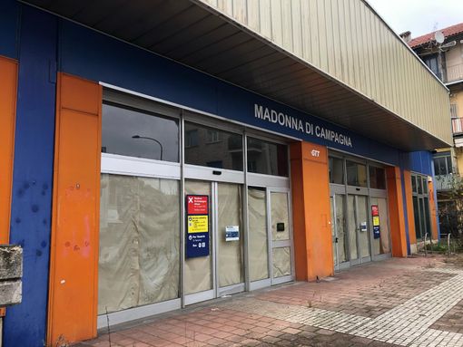 La vecchia stazione Madonna di Campagna La vecchia stazione Madonna di Campagna