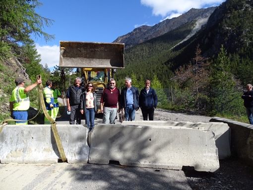 Bardonecchia, riaperto ufficialmente il confine tra Italia e Francia