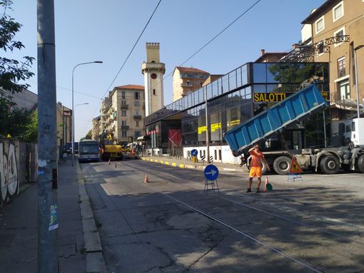 Asfalto nuovo su Via Cigna