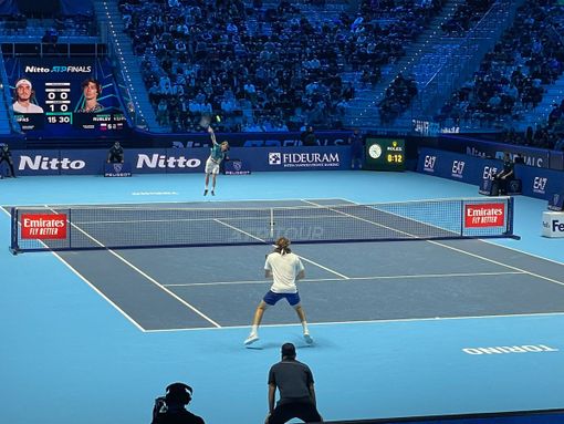 Tsitsipas contro Rublev al secondo giorno delle Atp Finals 2021-2025