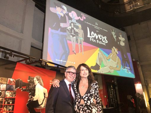 In foto, Domenico De Gaetano e Vladimir Luxuria