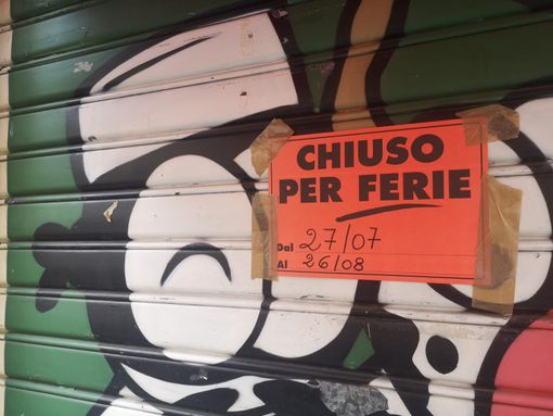 cartelli chiuso per ferie