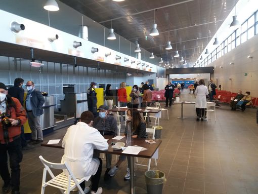 hub vaccinale dell'aeroporto di Caselle hub vaccinale dell'aeroporto di Caselle