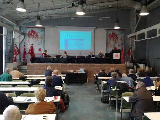 A Torino l'attivo unitario di 500 delegati e pensonati di Cgil, Cisl e Uil A Torino l'attivo unitario di 500 delegati e pensonati di Cgil, Cisl e Uil