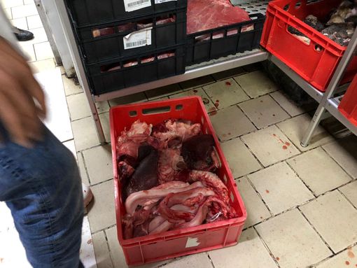 Carne e latticini mal conservati, 70 kg di alimenti scaduti sequestrati in una macelleria di piazza Don Albera Carne e latticini mal conservati, 70 kg di alimenti scaduti sequestrati in una macelleria di piazza Don Albera