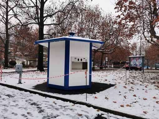 Il punto Smat in piazza Zara