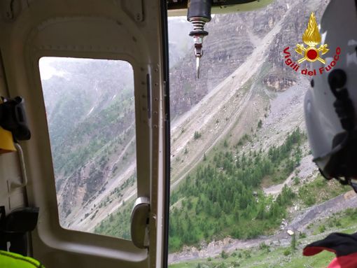 Pinasca, escursionista disperso messo in salvo dai Vigili del Fuoco