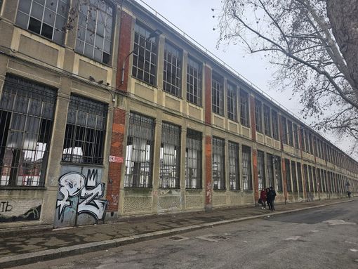 persone in un'area abbandonata da riqualificare persone in un'area abbandonata da riqualificare