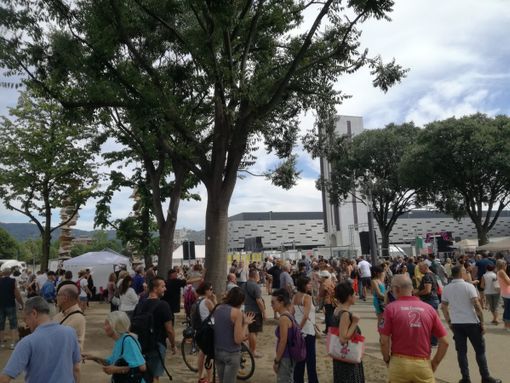 Ritrovo di persone in piazza d'Armi Ritrovo di persone in piazza d'Armi