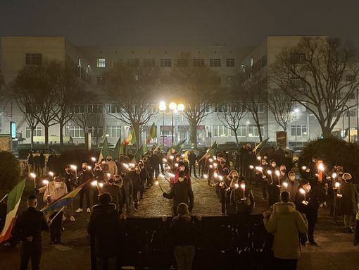 La fiaccolata per i martiri delle Foibe a Torino La fiaccolata per i martiri delle Foibe a Torino
