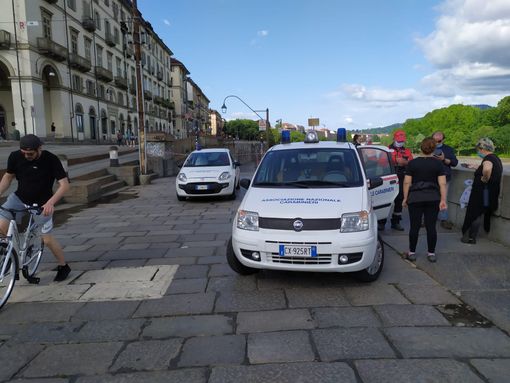 Po ingrossato a Torino per le piogge: Murazzi chiusi