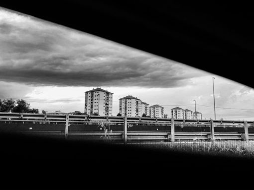 Foto di Falchera in bianco e nero