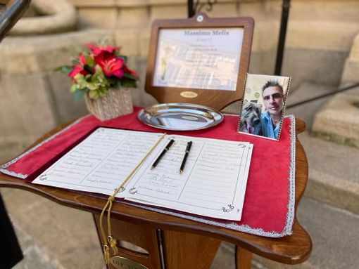 I funerali di Massimo Melis