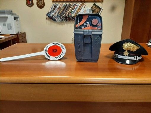 Il dispositivo è stato recuperato a Villareggia Il dispositivo è stato recuperato a Villareggia