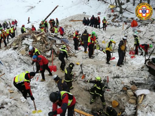 Concluso l'intervento in Abruzzo degli uomini del CNSAS Piemonte