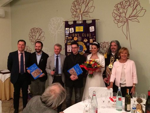 Ai Lions di Chivasso una serata "magica" con Abbà e Tolera Ai Lions di Chivasso una serata "magica" con Abbà e Tolera