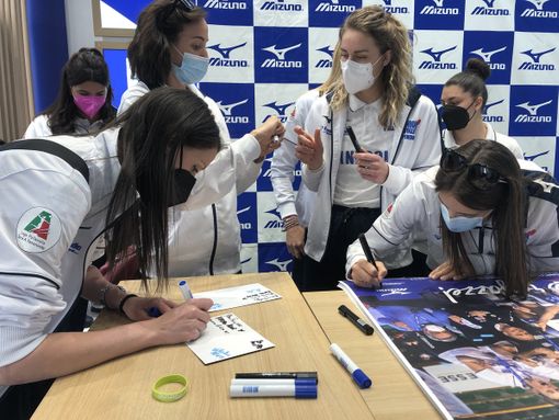 Le campionesse dell’Unionvolley Pinerolo neopromosse nella Serie A1 si raccontano al Mizuno Store [VIDEO]