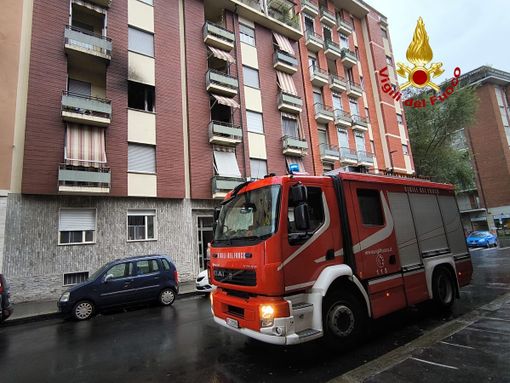 Seriamente danneggiato l'interno dell'abitazione