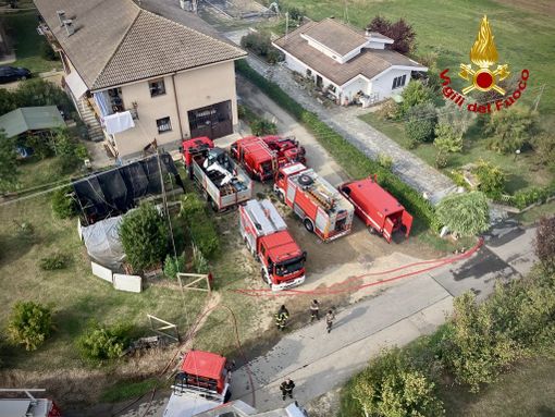 mezzi dei vigili del fuoco