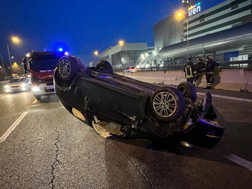 incidente allo svincolo della tangenziale
