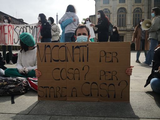 La protesta degli infermieri