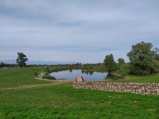 panorama lacustre laghetti del quartiere Falchera