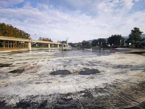 Rinfrescata al look per il laghetto e la fontana di Italia '61