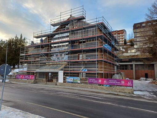Sestriere, verso la conclusione il cantiere per riqualificare Casa Olimpia