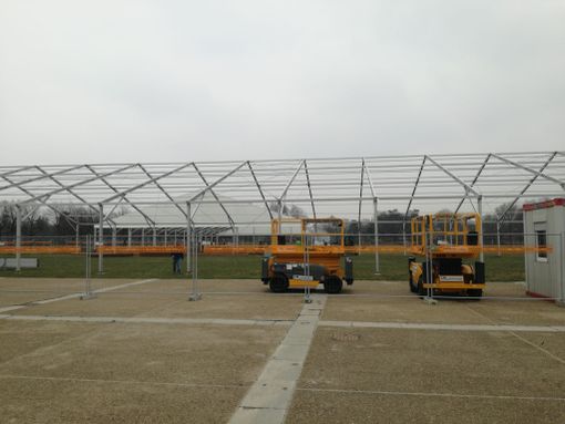 Cantieri lavori Eurovision piazza d'Armi