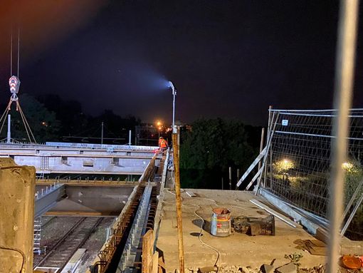 Venaria, proseguono i lavori per il Movicentro di viale Roma [FOTO]