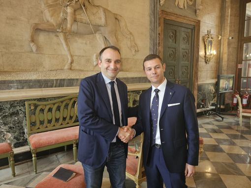 Il sindaco Lo Russo e il nuovo assessore alla Sicurezza Marco Porcedda