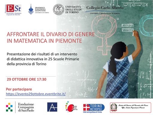 &quot;Affrontare il divario di genere in matematica in Piemonte&quot;