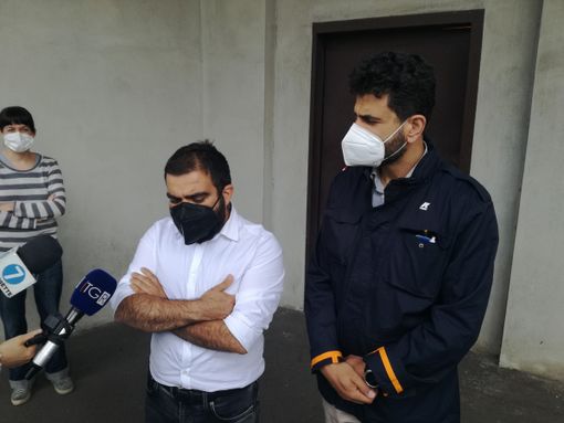 Grimaldi al Cpr e fiori per Moussa Grimaldi al Cpr e fiori per Moussa