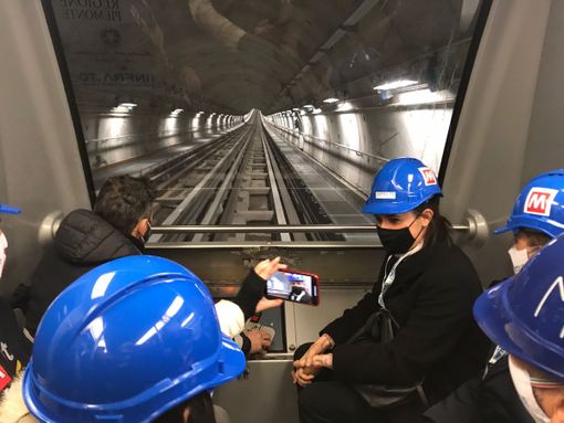 Inaugurazione del tratto Lingotto-Bengasi della metro