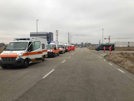 Tre ambulanze Anpas Piemonte in viaggio per l'Ucraina: saranno usate per il sistema sanitario locale