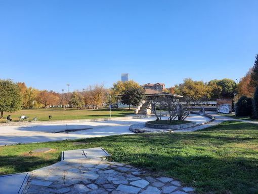 panchine parco di vittorio